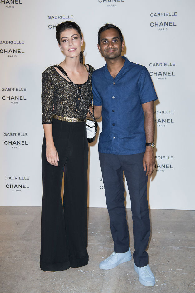 GABRIELLE CHANEL FRAGRANCE LAUNCH AT PALAIS DE TOKYO JULY 4 2017_Alessandra MASTRONARDI & Aziz ANSARI_LD