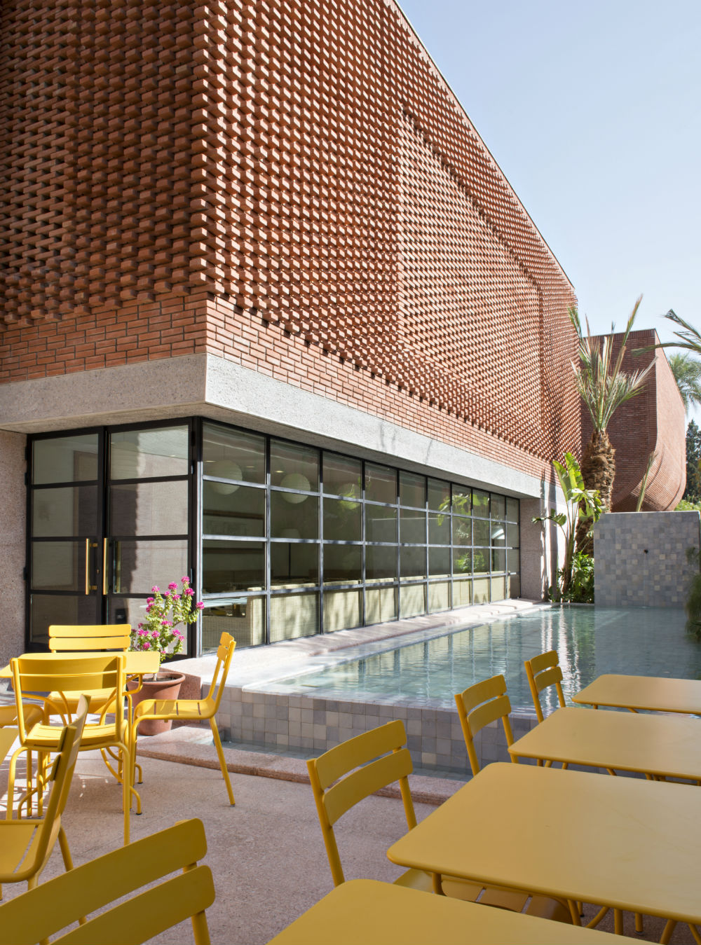 terasa cafea 'Le Studio' © Fondation Jardin Majorelle / Photo Nicolas Mathéus