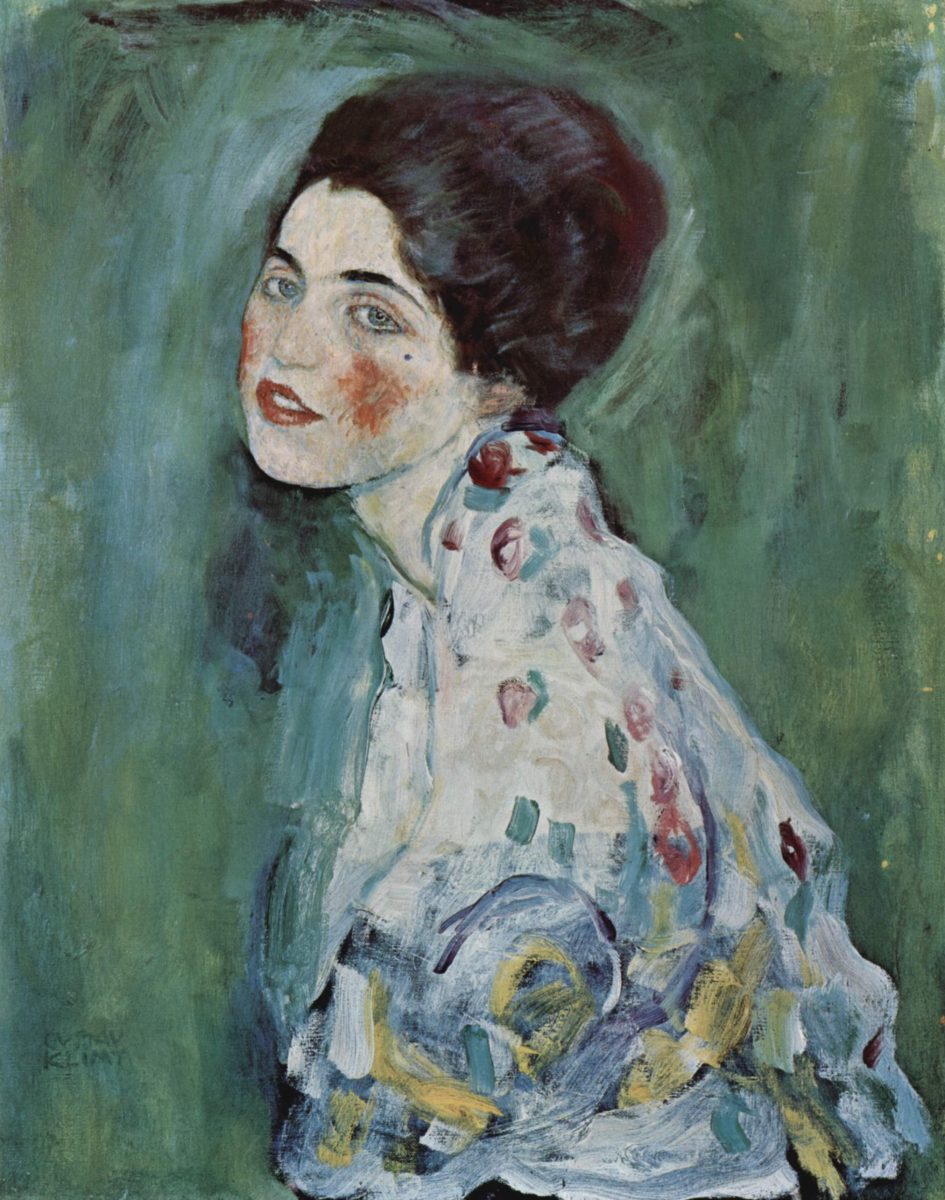 Portret dame, Gustav Klimt, 1916-1918 