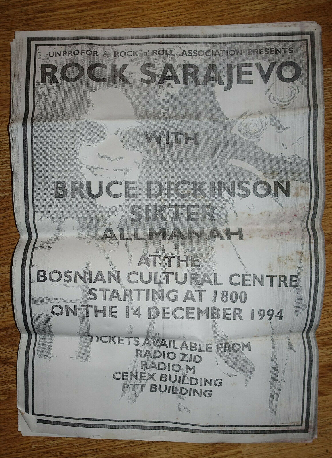 poster scream for me sarajevo