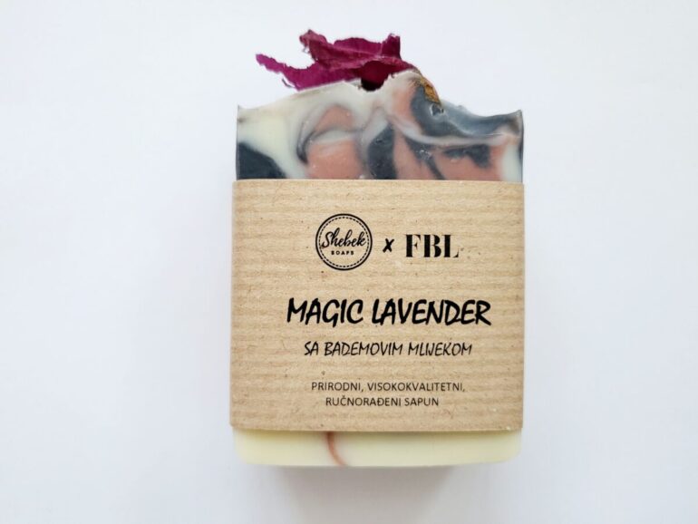 Shebek.Soaps x FBL sapun MAGIC LAVENDER sa bademovim mlijekom