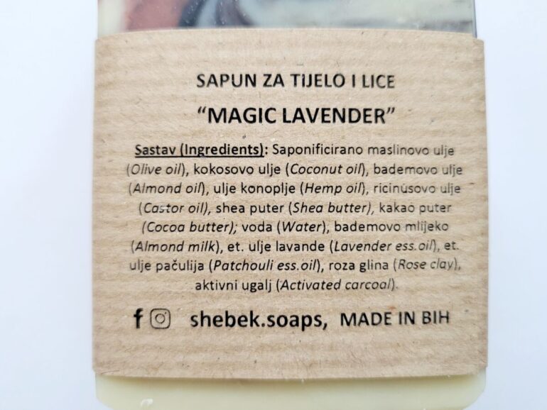 Shebek.Soaps x FBL sapun MAGIC LAVENDER sa bademovim mlijekom - Image 3