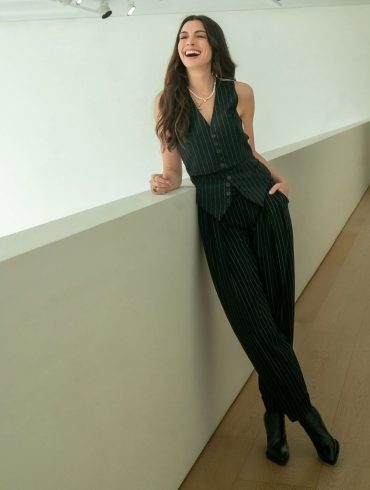 Andy Sachs in Jean Paul Gaultier