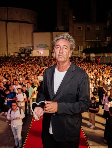 Jovan Marjanović and Paolo Sorrentino, Coca-Cola Open Air Cinema, 31st Sarajevo Film Festival, 2025 (C) Obala Art Centar
