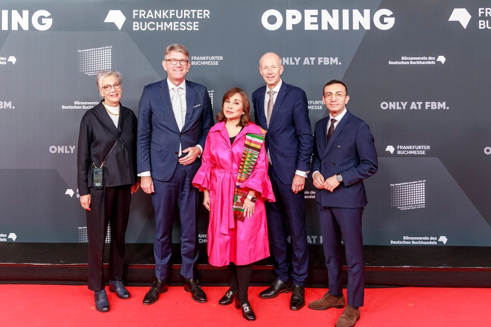 Frankfurter Buchmesse 2025, Opening der Frankfurter Buchmesse 2025 im Congress Center Messe Frankfurt (CMF) - Saal Harmonie