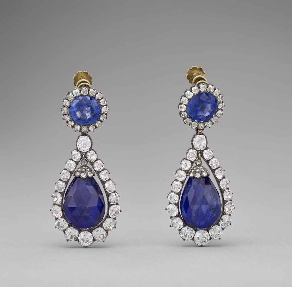 Queen Hortense and Queen Marie-Amélie's Sapphire Earrings