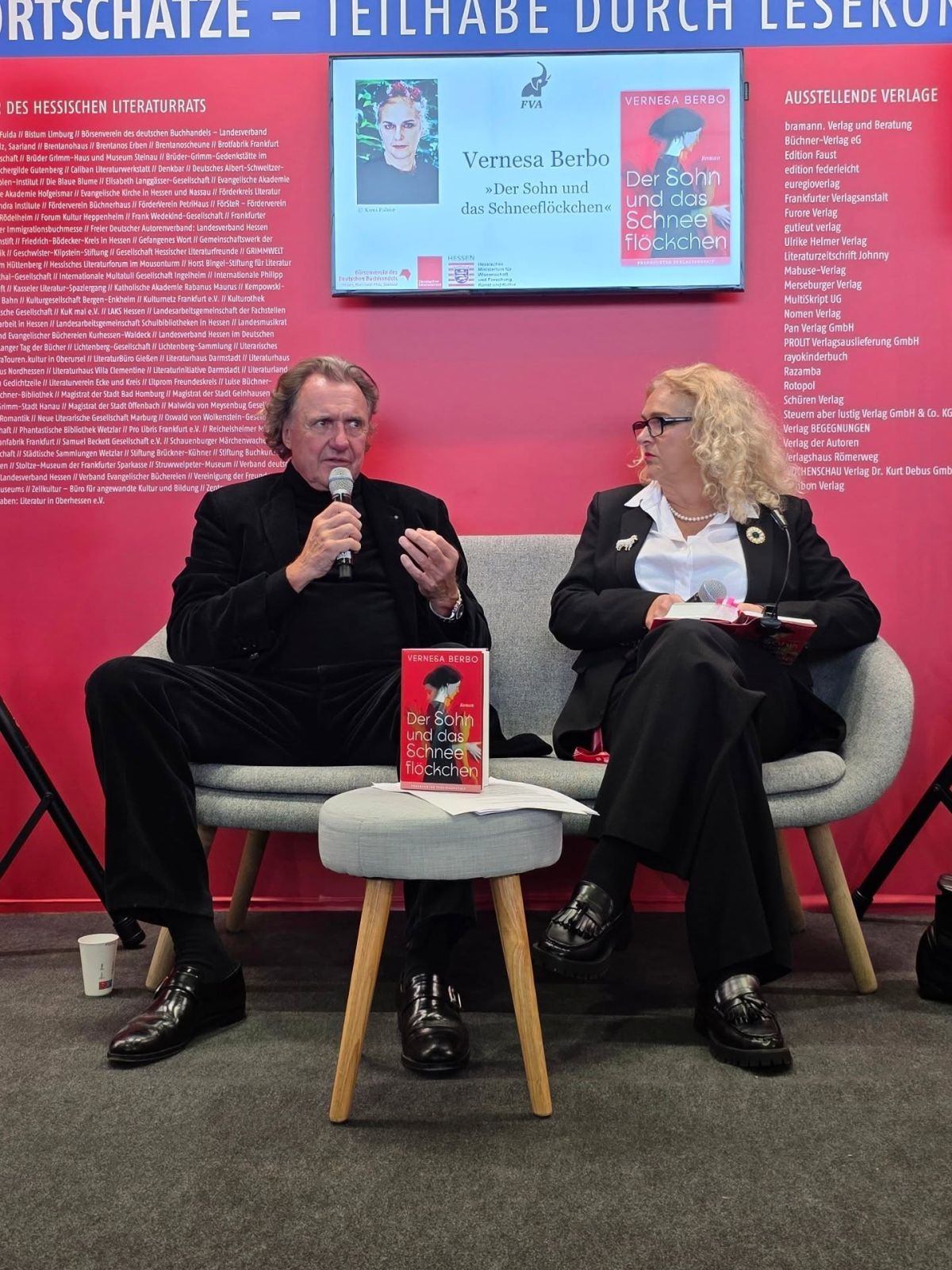 prezentacija knjige Vernese berbo na Sajmu knjiga u Frankfurtu / foto_FBL