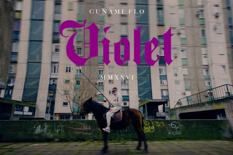 Cunami Flo Violet singl cover