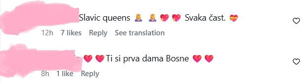 komentari na sliku Mirela Bećirović, Melania Trump i humanoidni robot na konferenciji Fostering the Future Together u Bijeloj kući.