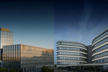 Moderan eksterijer sjedišta Geely Technology Europe u Göteborgu, Švedska – centar za razvoj Zeekr i Lynk & Co vozila