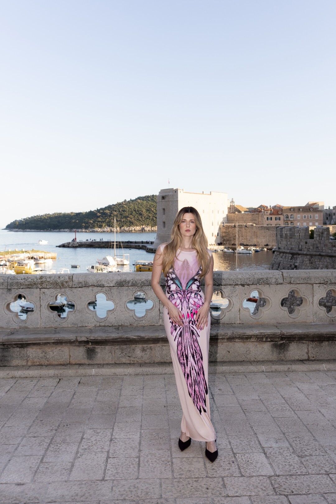 Belma Tvico Continuum SS 2026 haljina print leptira dubrovačka luka