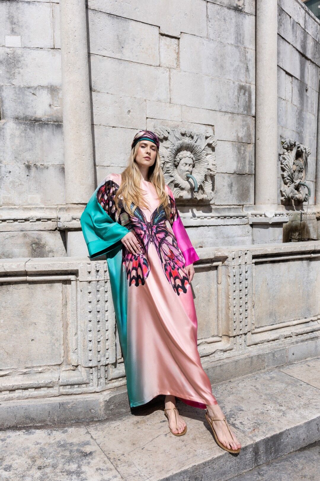 Belma Tvico Continuum SS 2026 kimono leptir Onofrijeva fontana Dubrovnik