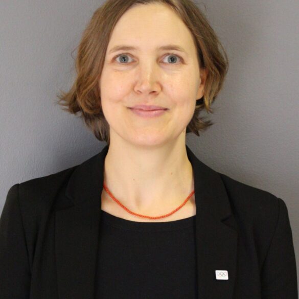 Loé Lagrange, direktorica Francuskog instituta u Bosni i Hercegovini – portret za intervju o kulturnoj saradnji i obrazovanju.