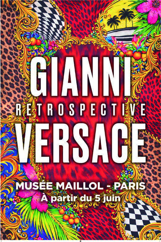 poster izložbe GIANNI VERSACE RETROSPECTIVE
