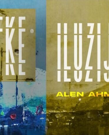 Plakat izložbe Slatke iluzije umjetnika Alena Ahmića u Galeriji savremene umjetnosti Brodac