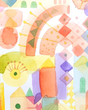 Akvarel Aleksandre Nine Knežević "Invisible Cities: Fisherman", odabran na Women in Art Fair London 2026