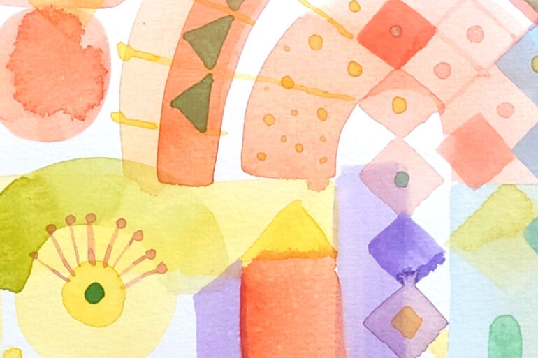 Akvarel Aleksandre Nine Knežević "Invisible Cities: Fisherman", odabran na Women in Art Fair London 2026