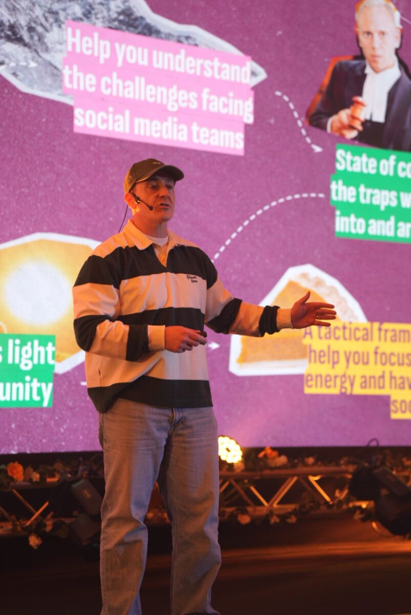 Michael Corcoran, bivši voditelj društvenih mreža Ryanaira, govori na 5. Social Media Summit by Telemach u Sarajevu