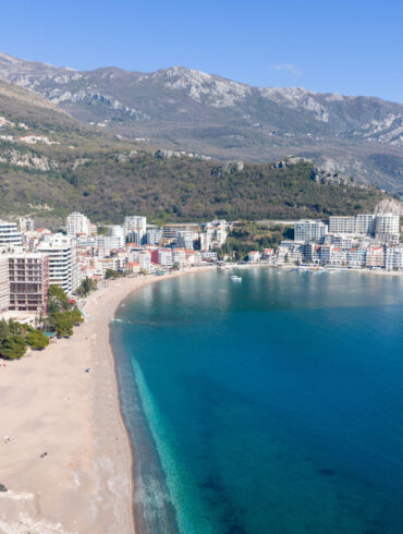 EXIT to Montenegro Sea Dance Edition lineup poster – Budva, 28–31 August 2025, featuring Peggy Gou, Charlotte De Witte, Hugel, John Newman and more