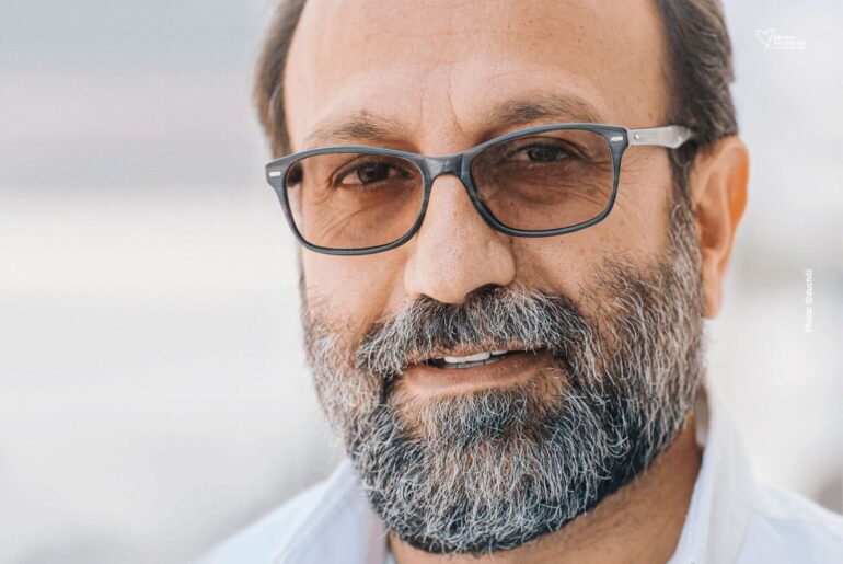 Asghar Farhadi, iranski reditelj i dobitnik dva Oscara, dobitnik Počasnog Srca Sarajeva na 32. Sarajevo Film Festivalu