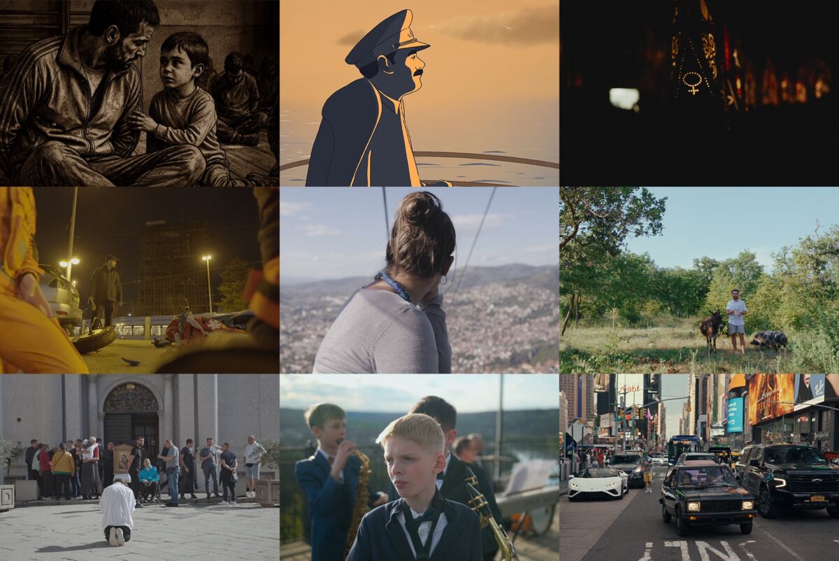 Kolaž kadrova iz filmova u Takmičarskom programu – kratki dokumentarni film na 32. SFF-u
