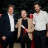 Christof Papousek, Hari Šečić i Jovan Marjanović na dodjeli Prixx Cineplexx nagrade za film Udovac na Sarajevo Film Festivalu