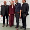 Mirsad Purivatra i Jovan Marjanović iz Obala Art Centra Sarajevo sa ekipom filma My Notes on Mars u Veneciji
